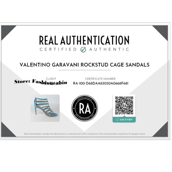 NEW VALENTINO GARAVANI Rockstud Strap Cage Sandals- Summer Events & Parties - Picture 2 of 16